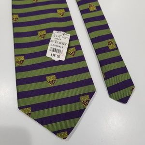 Brook Brothers All Silk Tie Purple & Green New